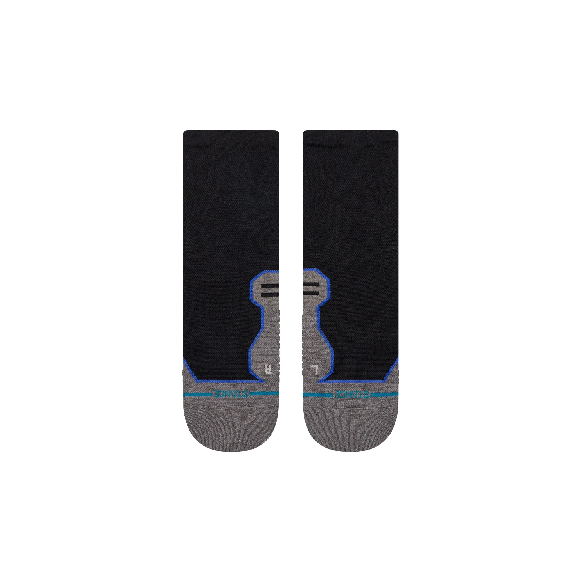 CONTRAST SEAM LIGHT QUARTER SOCK - Image 2