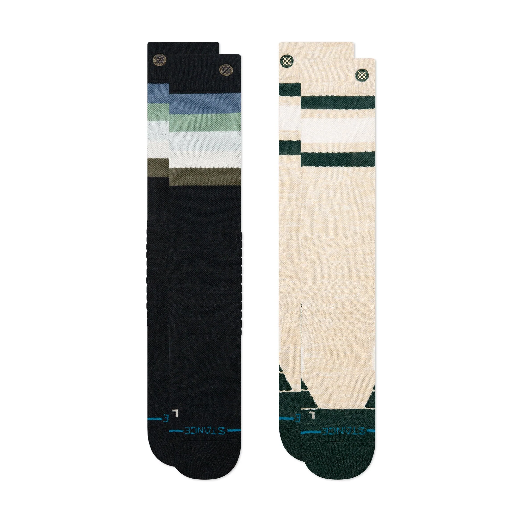 MALIBOO MID WOOL SNOW SOCK 2 PACK
