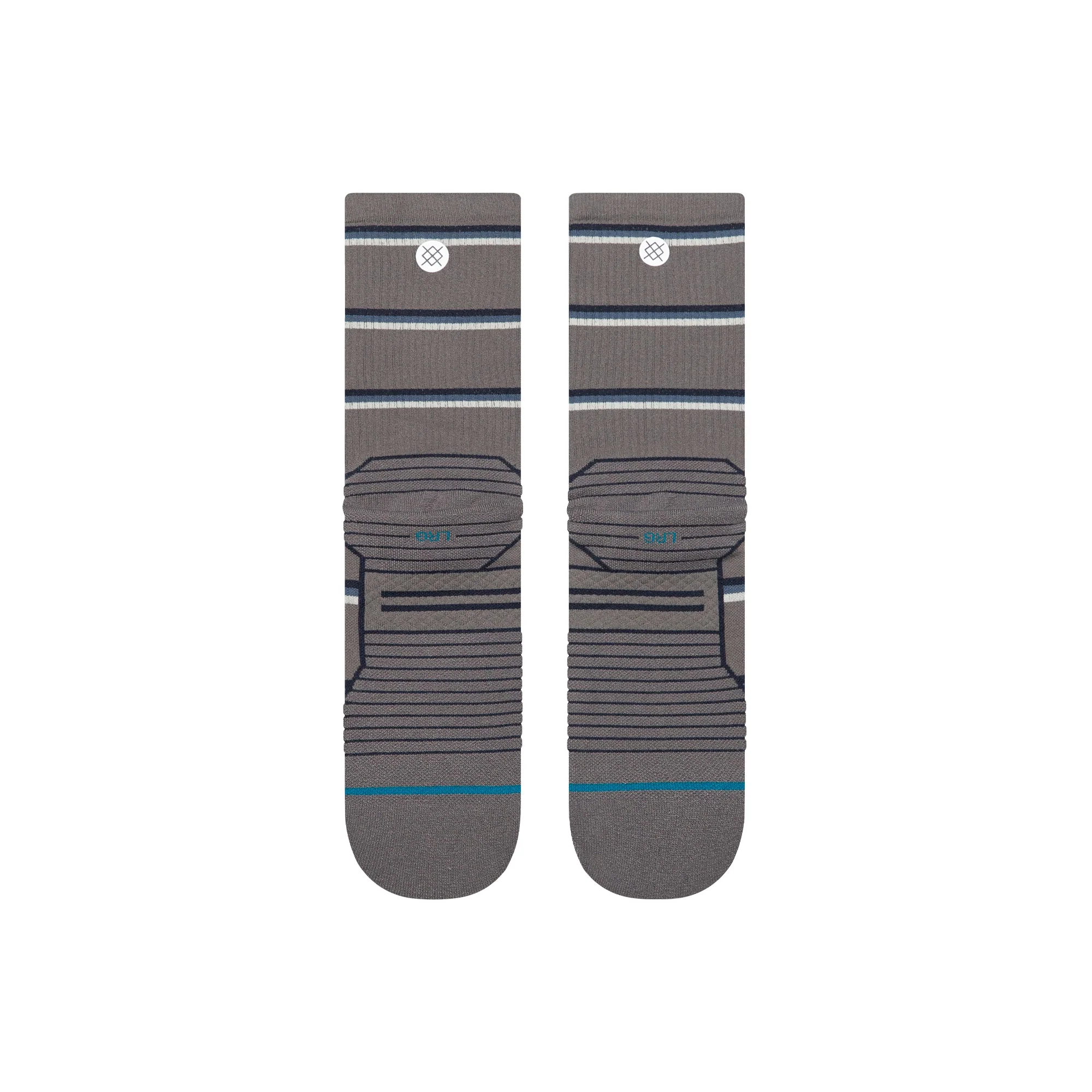 MULTISTRIPE RUN RIBBED CREW SOCK - Image 3