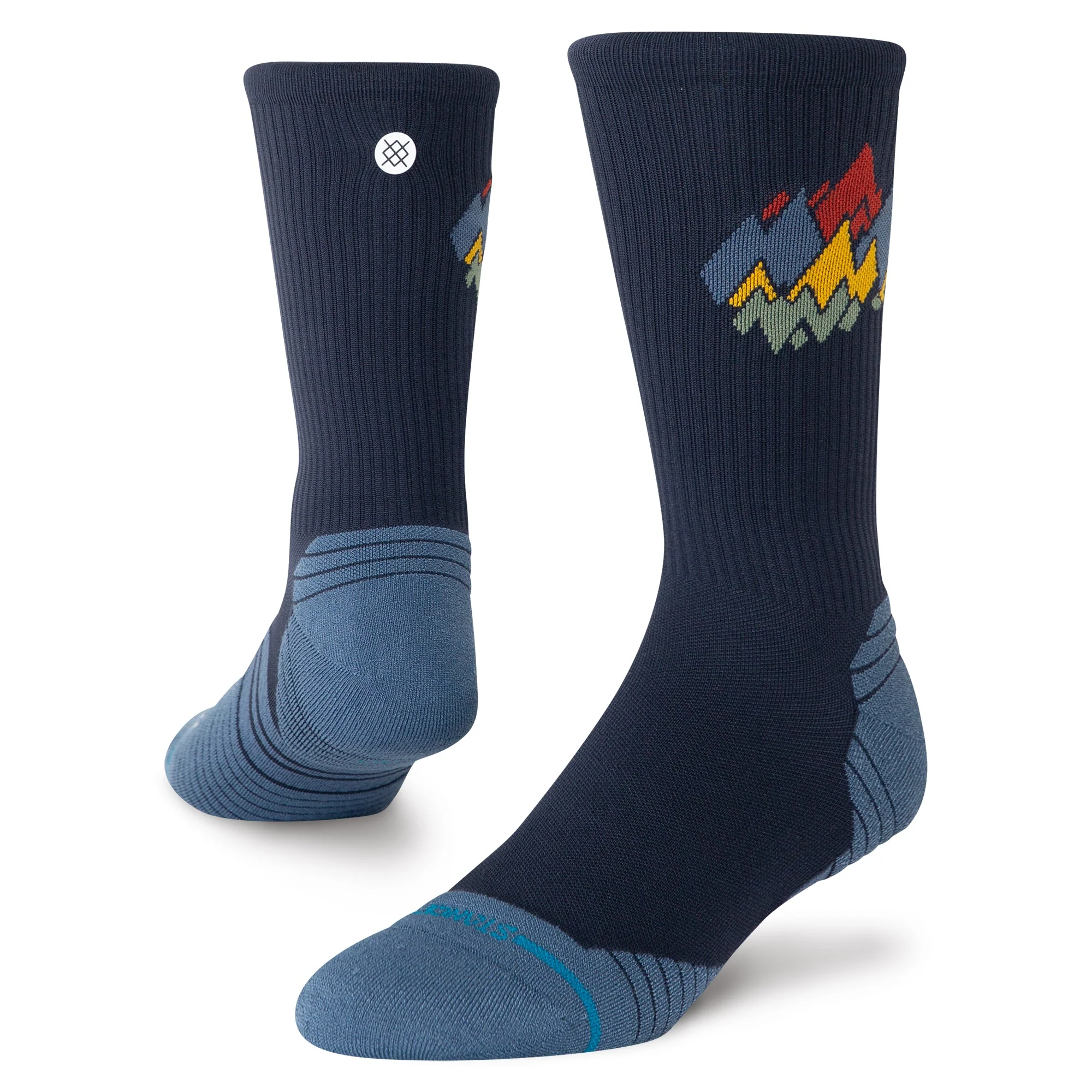 PEAKS RIBBED LIGHT CREW SOCK