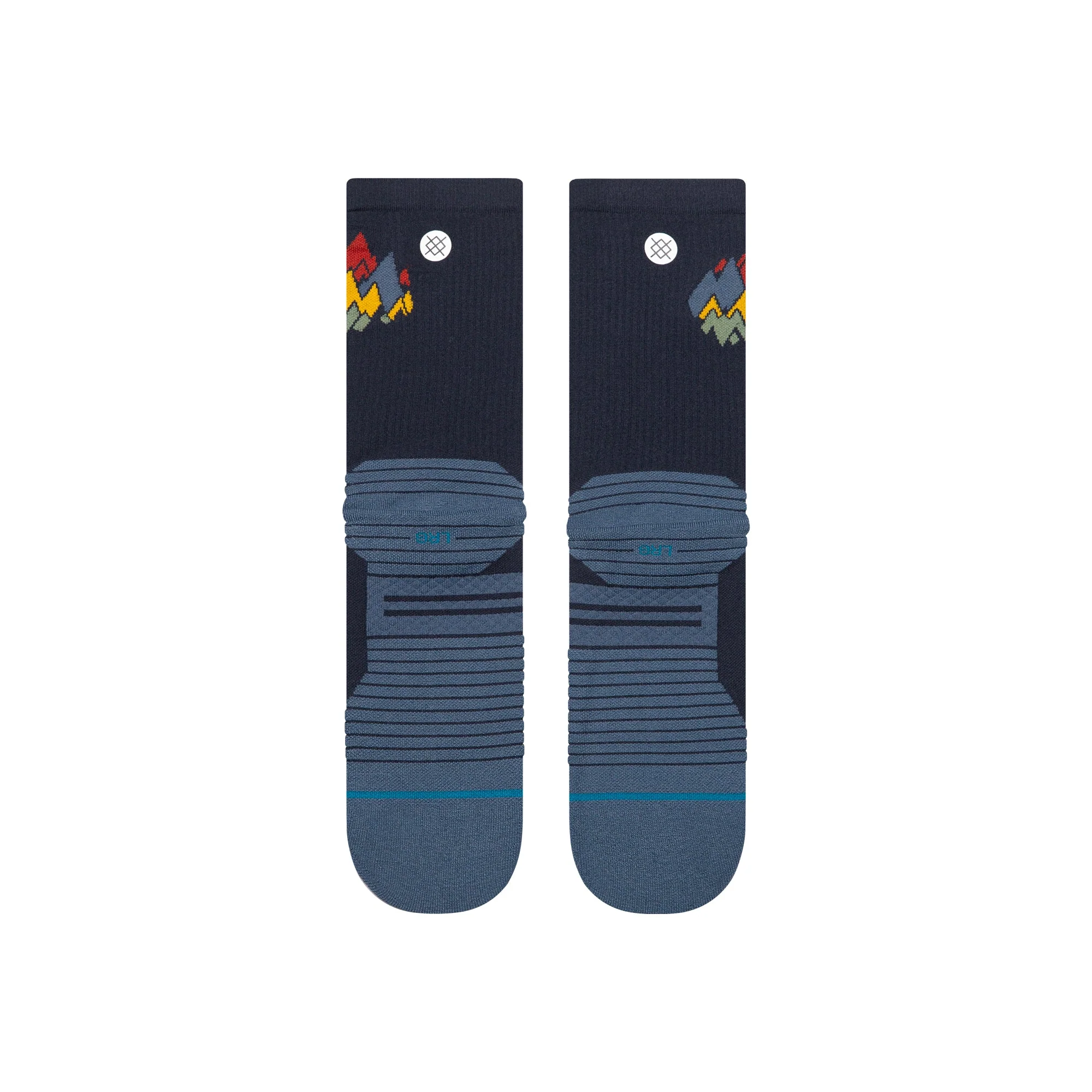 PEAKS RIBBED LIGHT CREW SOCK - Image 3