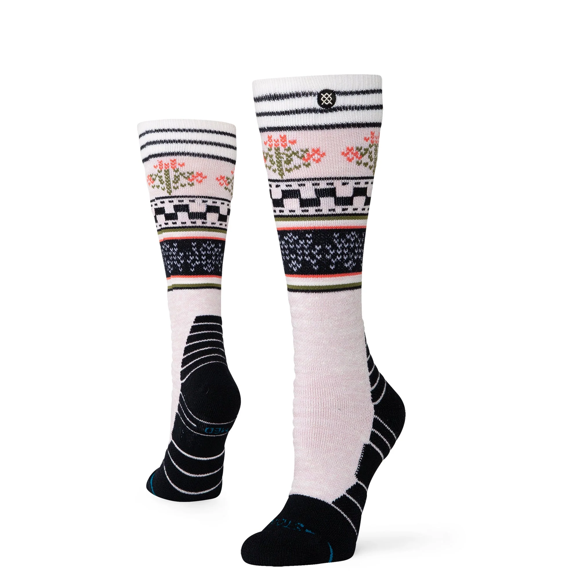 WINTER BLOOM MID CREW SOCK - Image 2