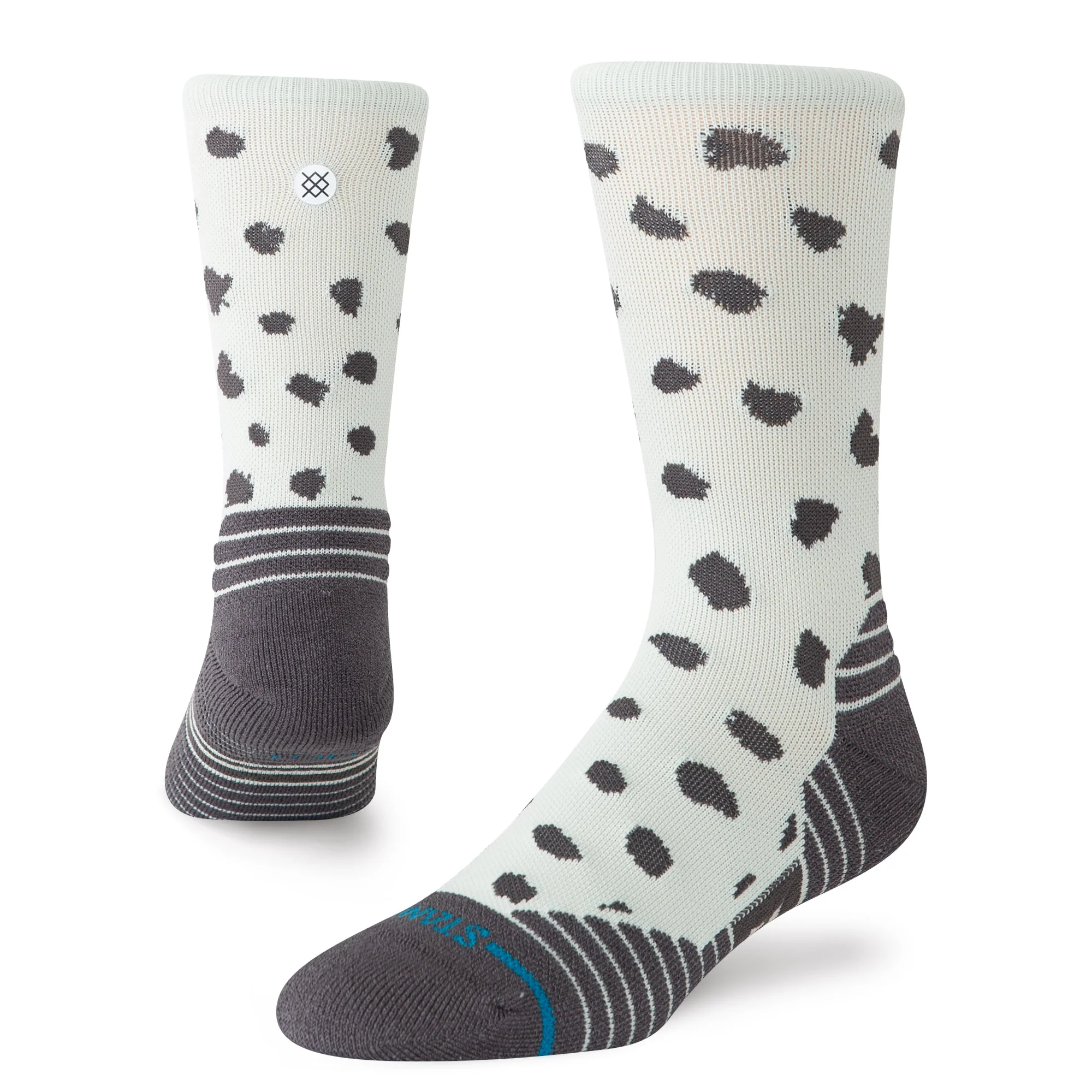 WOMENS LEOPARD MID CREW SOCK - Image 2